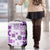 Vintage Hawaii Luggage Cover Hawaiian Quilt Kapa Mismatch Purple - Wonder Print Shop