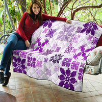 Vintage Hawaii Quilt Hawaiian Quilt Kapa Mismatch Purple - Wonder Print Shop