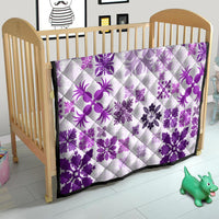 Vintage Hawaii Quilt Hawaiian Quilt Kapa Mismatch Purple - Wonder Print Shop