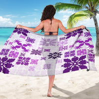 Vintage Hawaii Sarong Hawaiian Quilt Kapa Mismatch Purple - Wonder Print Shop