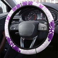 Vintage Hawaii Steering Wheel Cover Hawaiian Quilt Kapa Mismatch Purple - Wonder Print Shop