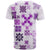 Vintage Hawaii T Shirt Hawaiian Quilt Kapa Mismatch Purple - Wonder Print Shop