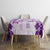 Vintage Hawaii Tablecloth Hawaiian Quilt Kapa Mismatch Purple - Wonder Print Shop