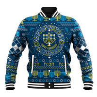 Happy Hanukkah Baseball Jacket Love and Lights Menorah LT7 - Wonder Print Shop
