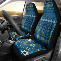 Happy Hanukkah Car Seat Cover Love and Lights Menorah LT7 - Wonder Print Shop