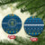 Happy Hanukkah Ceramic Ornament Love and Lights Menorah LT7 - Wonder Print Shop