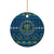 Happy Hanukkah Ceramic Ornament Love and Lights Menorah LT7 - Wonder Print Shop