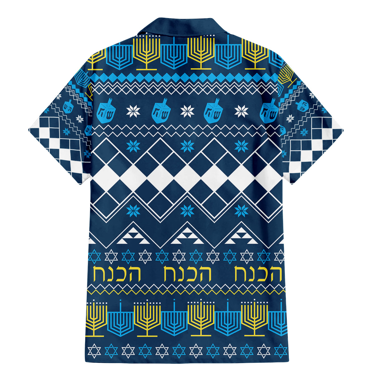 Happy Hanukkah Family Matching Mermaid Dress and Hawaiian Shirt Love and Lights Menorah LT7 - Wonder Print Shop