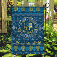 Happy Hanukkah Garden Flag Love and Lights Menorah - Wonder Print Shop