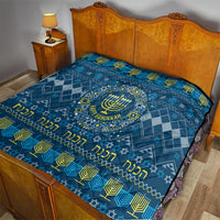 Happy Hanukkah Quilt Love and Lights Menorah - Wonder Print Shop