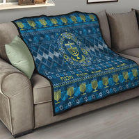 Happy Hanukkah Quilt Love and Lights Menorah - Wonder Print Shop