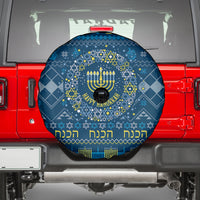 Happy Hanukkah Spare Tire Cover Love and Lights Menorah - Wonder Print Shop