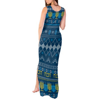 Happy Hanukkah Tank Maxi Dress Love and Lights Menorah - Wonder Print Shop
