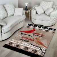 Christmas Cardinal Birds Area Rug Cardinals Appear When Loved Ones Are Near LT7 - Wonder Print Shop