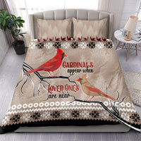 Christmas Cardinal Birds Bedding Set Cardinals Appear When Loved Ones Are Near LT7 - Wonder Print Shop