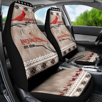 Christmas Cardinal Birds Car Seat Cover Cardinals Appear When Loved Ones Are Near LT7 - Wonder Print Shop