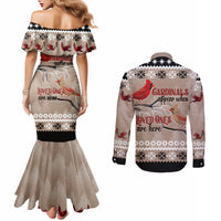 chrismas-cardinal-birds-couples-matching-mermaid-dress-and-long-sleeve-button-shirt-cardinals-appear-when-loved-ones-are-near