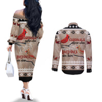 chrismas-cardinal-birds-couples-matching-off-the-shoulder-long-sleeve-dress-and-long-sleeve-button-shirt-cardinals-appear-when-loved-ones-are-near