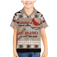 Christmas Cardinal Birds Family Matching Mermaid Dress and Hawaiian Shirt Cardinals Appear When Loved Ones Are Near LT7 - Wonder Print Shop