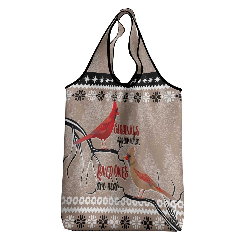 Chrismas Cardinal Birds Grocery Bag Cardinals Appear When Loved Ones Are Near