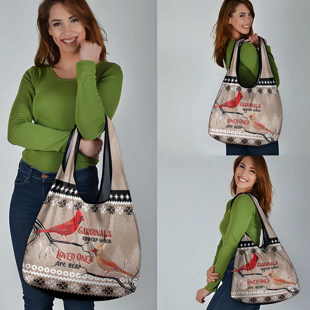Chrismas Cardinal Birds Grocery Bag Cardinals Appear When Loved Ones Are Near