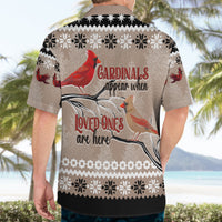 Christmas Cardinal Birds Hawaiian Shirt Cardinals Appear When Loved Ones Are Near - Wonder Print Shop