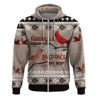 Christmas Cardinal Birds Hoodie Cardinals Appear When Loved Ones Are Near - Wonder Print Shop