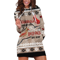 Christmas Cardinal Birds Hoodie Dress Cardinals Appear When Loved Ones Are Near - Wonder Print Shop