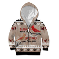 Christmas Cardinal Birds Kid Hoodie Cardinals Appear When Loved Ones Are Near - Wonder Print Shop
