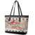 Christmas Cardinal Birds Leather Tote Bag Cardinals Appear When Loved Ones Are Near - Wonder Print Shop