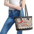 Christmas Cardinal Birds Leather Tote Bag Cardinals Appear When Loved Ones Are Near - Wonder Print Shop