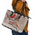 Christmas Cardinal Birds Leather Tote Bag Cardinals Appear When Loved Ones Are Near - Wonder Print Shop