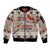 Chrismas Cardinal Birds Sleeve Zip Bomber Jacket Cardinals Appear When Loved Ones Are Near - Wonder Print Shop