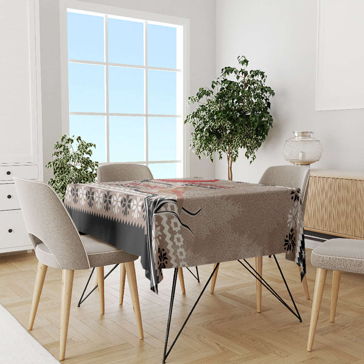 Chrismas Cardinal Birds Tablecloth Cardinals Appear When Loved Ones Are Near - Wonder Print Shop