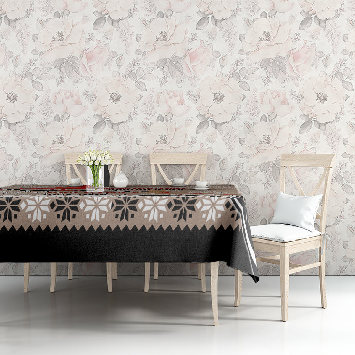 Chrismas Cardinal Birds Tablecloth Cardinals Appear When Loved Ones Are Near - Wonder Print Shop