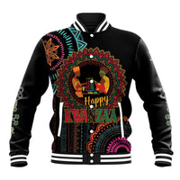 Happy Kwanzaa African Baseball Jacket Mandala Mix Nguzo Saba LT7 - Wonder Print Shop