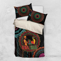 Happy Kwanzaa African Bedding Set Mandala Mix Nguzo Saba LT7 - Wonder Print Shop
