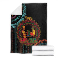 Happy Kwanzaa African Blanket Mandala Mix Nguzo Saba