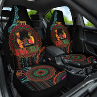 Happy Kwanzaa African Car Seat Cover Mandala Mix Nguzo Saba LT7 - Wonder Print Shop