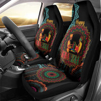 Happy Kwanzaa African Car Seat Cover Mandala Mix Nguzo Saba LT7 - Wonder Print Shop
