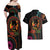 Happy Kwanzaa African Couples Matching Off Shoulder Maxi Dress and Hawaiian Shirt Mandala Mix Nguzo Saba LT7 - Wonder Print Shop
