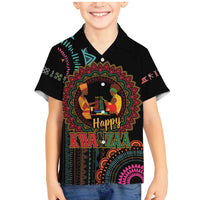 Happy Kwanzaa African Family Matching Mermaid Dress and Hawaiian Shirt Mandala Mix Nguzo Saba LT7 - Wonder Print Shop