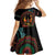 Happy Kwanzaa African Family Matching Off The Shoulder Long Sleeve Dress and Hawaiian Shirt Mandala Mix Nguzo Saba - Wonder Print Shop