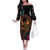 Happy Kwanzaa African Family Matching Off The Shoulder Long Sleeve Dress and Hawaiian Shirt Mandala Mix Nguzo Saba - Wonder Print Shop