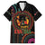 Happy Kwanzaa African Family Matching Off Shoulder Short Dress and Hawaiian Shirt Mandala Mix Nguzo Saba LT7 - Wonder Print Shop