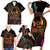 Happy Kwanzaa African Family Matching Short Sleeve Bodycon Dress and Hawaiian Shirt Mandala Mix Nguzo Saba - Wonder Print Shop