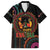 Happy Kwanzaa African Family Matching Short Sleeve Bodycon Dress and Hawaiian Shirt Mandala Mix Nguzo Saba - Wonder Print Shop