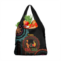 Happy Kwanzaa African Grocery Bag Mandala Mix Nguzo Saba