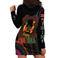 Happy Kwanzaa African Hoodie Dress Mandala Mix Nguzo Saba - Wonder Print Shop
