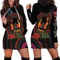 Happy Kwanzaa African Hoodie Dress Mandala Mix Nguzo Saba - Wonder Print Shop